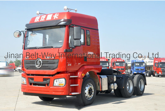 การแข่งขันใช้ Shacman 6 * 4 375HP F3000 Shacman หัวรถบรรทุกที่มีความจุ 21-30t