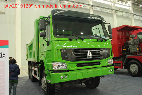 สไตล์การยกด้านหน้า 6X4 336 371 รถยนต์ไทปเปอร์ ซีโนทรัค HOWO รถยนต์ดัมเปอร์ที่มีความจุสูง