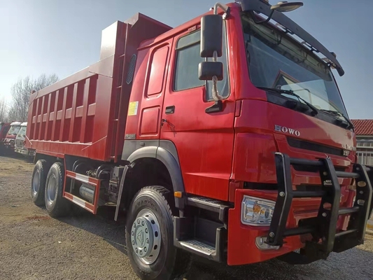 ISO รับรองใช้ Sinotruk Shacman HOWO 371 รถบรรทุกขยะในสภาพดีเยี่ยม