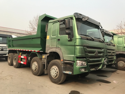 ISO รับรอง 12 ล้อ LHD Sinotruk HOWO 8X4 RC Truck Tipper 60ton Dump Truck Dumper
