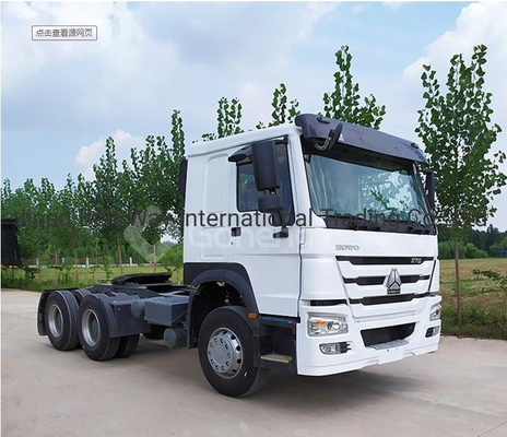 Sinotruk HOWO รถลากมือสอง 6X4 371-450HP รถลากที่มีการรับรองยาง ISO