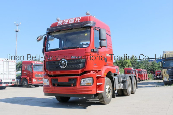 การแข่งขันใช้ Shacman 6 * 4 375HP F3000 Shacman หัวรถบรรทุกที่มีความจุ 21-30t