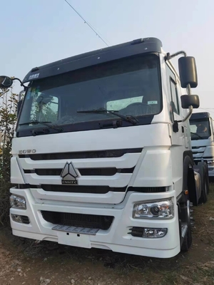 Sinotruk HOWO หัวรถยนต์ติดรถยนต์มือสอง 6*4 2018 371-375HP ISO อนุมัติ