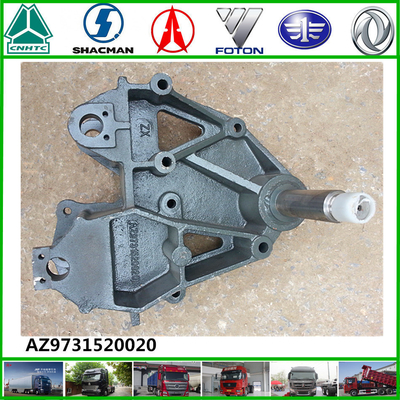 Sinotruk HOWO อะไหล่รถบรรทุก ซ้ายหน้าใบสปริงบราคเก็ต AZ9731520020 ด้วยเดิม / OEM