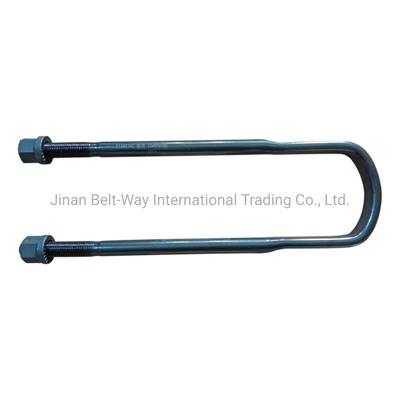 Shacman F3000 หน้าใบสปริง U Bolt Dz9118526031 ส่วนของระบบเบรกสําหรับรถบรรทุกปลาย