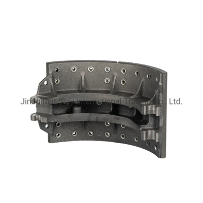 Wg9231342069 รองเท้าเบรค Assy สําหรับ Sinotruck HOWO อะไหล่ของระบบการควบคุมระดับสูงสุด
