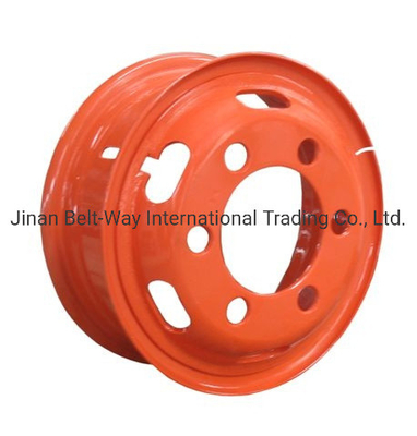 ขอบล้อรถบรรทุกหนักเหล็กที่ได้รับการรับรอง ISO9001 สําหรับความต้องการของลูกค้า