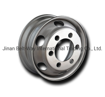 กรอบล้อรถบรรทุกหนักเหล็กที่กําหนดเอง พร้อมการรับรอง ISO9001 และการออกแบบตามสั่ง