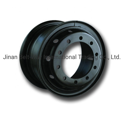 กรอบล้อรถบรรทุกหนักเหล็กที่กําหนดเอง พร้อมการรับรอง ISO9001 และการออกแบบตามสั่ง