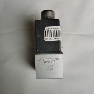 Wg9100710008 เบอร์ชิ้น 100% ทดสอบมาตรฐาน Sinotruk HOWO ซอลีนอยด์ วาล์ว double plug