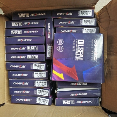 100% ทดสอบมาตรฐาน Shacman ของแท้ รถบรรทุกอะไหล่ หน้าฮับน้ํามัน Seal 113X140X12