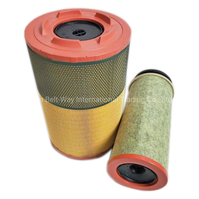 เลขส่วน Wg9725190102 เครื่องกรองอากาศ Sinotruk Wd615 เครื่องยนต์รถบรรทุก