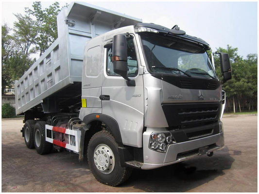 25 ตัน Sinotruk HOWO รถบรรทุกขยะขนาด 5800*2300*1500 ขนาดและความจุของเครื่องยนต์&gt; 8L