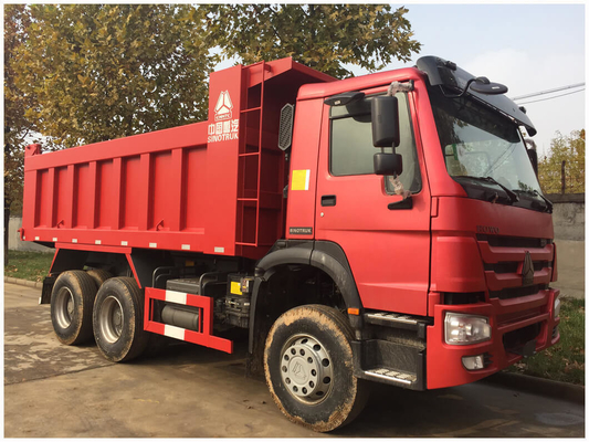 25 ตัน Sinotruk HOWO รถบรรทุกขยะขนาด 5800*2300*1500 ขนาดและความจุของเครื่องยนต์&gt; 8L