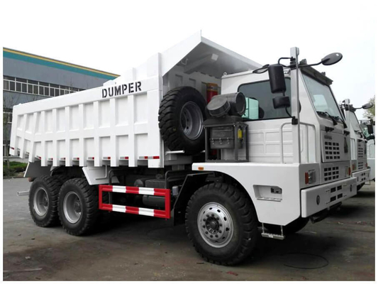 ดีไซน์ยางเรเดียล Sinotruk 6X4 RC Truck Tipper 60ton Dump Truck ทางออกที่เหมาะสม