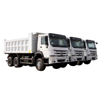 รถบรรทุกขยะ ความจุภาระ 21-30t รถบรรทุกซีนออส 336HP HOWO 10 Wheels Tipper 6X4