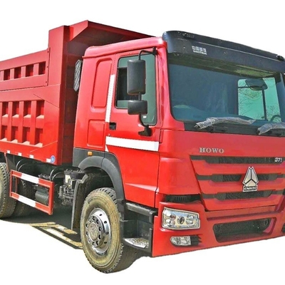 รถบรรทุกขยะ ความจุภาระ 21-30t รถบรรทุกซีนออส 336HP HOWO 10 Wheels Tipper 6X4