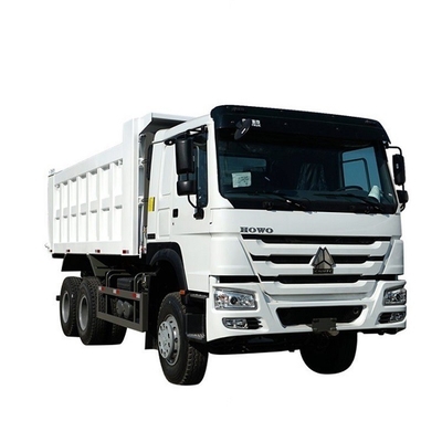 รถบรรทุกขยะ ความจุภาระ 21-30t รถบรรทุกซีนออส 336HP HOWO 10 Wheels Tipper 6X4