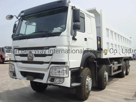 6.8m 7.3m 30ton Heavy Duty Sinotruk ใช้ 8*4 HOWO รถขนของขยะ ค่าส่ง