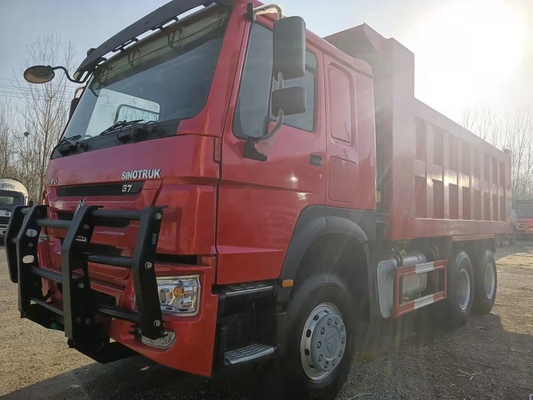 ISO รับรองใช้ Sinotruk Shacman HOWO 371 รถบรรทุกขยะในสภาพดีเยี่ยม