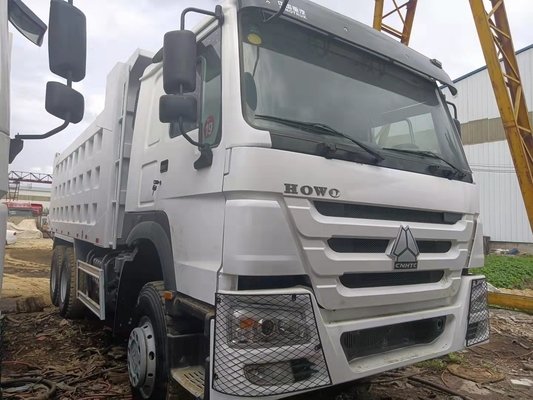 สภาพการทํางานดี ทํามือสอง Sinotruk HOWO 336-380HP รถขนของ