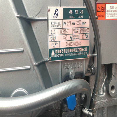การประกอบเครื่องยนต์ HOWO ไฟไฟฟ้าสําหรับรถบรรทุกภาระหนักwd615.47 และพร้อมส่ง
