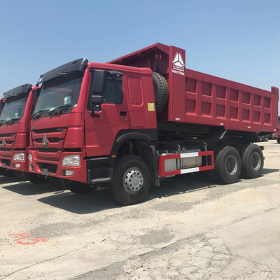 ขอคืนเงินถ้าการสั่งซื้อของคุณไม่ได้ส่ง ทํามือสอง 6 * 4 Sinotruk รถขนของ
