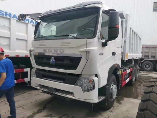 10wheeler 20 cubic meter Dump Truck HOWO 6X4 คันขัดรถพร้อมการชําระเงินในดอลลาร์สหรัฐ