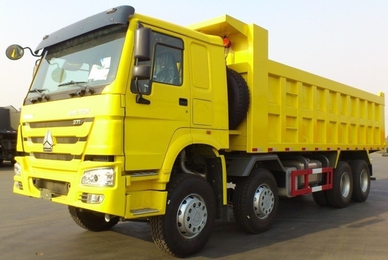 ISO รับรอง 12 ล้อ LHD Sinotruk HOWO 8X4 RC Truck Tipper 60ton Dump Truck Dumper
