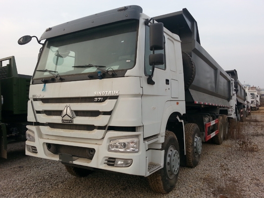 ISO รับรอง 12 ล้อ LHD Sinotruk HOWO 8X4 RC Truck Tipper 60ton Dump Truck Dumper