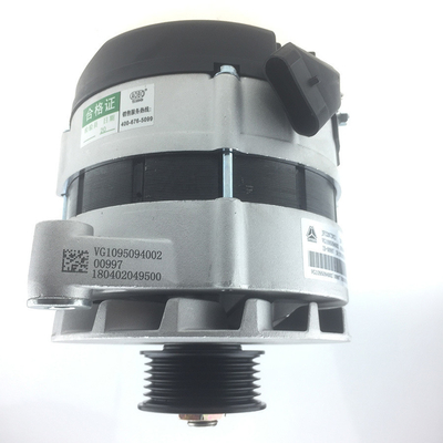 ซับเพอร์ชาร์จ Shacman Sinotruk HOWO A7 อะไหล่เครื่องยนต์รถบรรทุก Weichai Alternator Vg1095094002