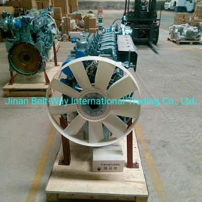 เครื่องยนต์ไดเซลแบบสแตนดาร์ท สีดํา Sinotruk HOWO อะไหล่รถบรรทุก Wd615.47 เครื่องยนต์ไดเซลแบบครบถ้วน Hw47070107