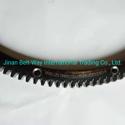 สินทรุค HOWO Truck Flywheel Ring Gear 612600020208 สําหรับระบบเบรค
