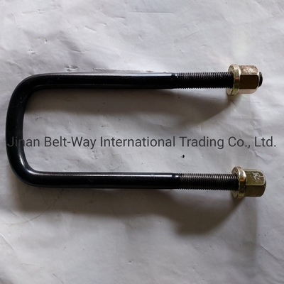 100% ทดสอบมาตรฐาน Sinotruk HOWO รถบรรทุกอะไหล่หน้าสปริง U-bolt 199014520259