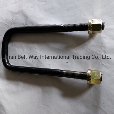 100% ทดสอบมาตรฐาน Sinotruk HOWO รถบรรทุกอะไหล่หน้าสปริง U-bolt 199014520259