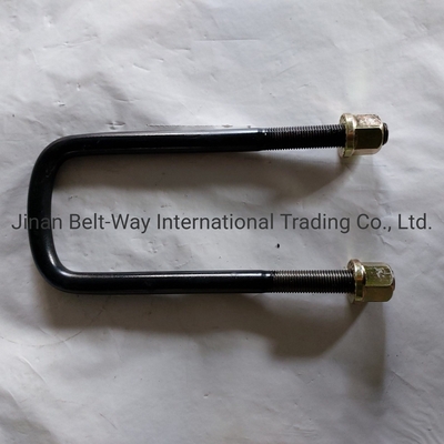 100% ทดสอบมาตรฐาน Sinotruk HOWO รถบรรทุกอะไหล่หน้าสปริง U-bolt 199014520259