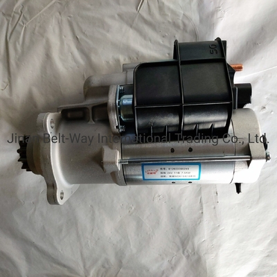 มอเตอร์เริ่มต้น 612600090293 สําหรับส่วนของระบบขับเคลื่อนของ Sinotruk HOWO อะไหล่รถบรรทุก