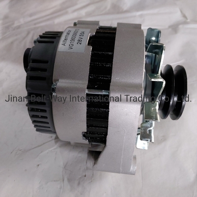 ตลาดเอเชียใต้ Sinotruk HOWO อะไหล่รถบรรทุก อะไหล่รถบรรทุก อัลterna­tor Vg1560090010