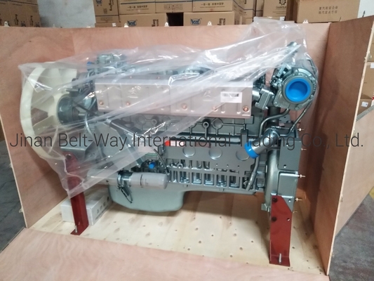 เครื่องจักรแบบมาตรฐาน 100% ทดสอบ เครื่องยนต์ดีเซล Wd615.47 371HP สําหรับความต้องการของคุณ