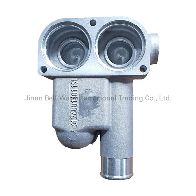 แนวทางการคืนเงิน OEM สําหรับ Sino Truck HOWO Shacman เครื่องยนต์ Thermostat Cover 612600140119