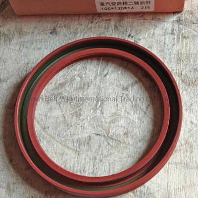การชําระเงินที่ปลอดภัยสําหรับ Sinotruk HOWO กล่องเกียร์ Output Shaft Oil Seal Az9003070105 105X130X14