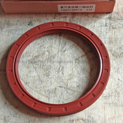 การชําระเงินที่ปลอดภัยสําหรับ Sinotruk HOWO กล่องเกียร์ Output Shaft Oil Seal Az9003070105 105X130X14