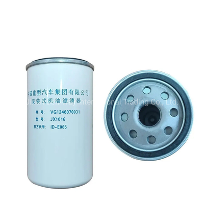 Sino HOWO Weichai Wp10 Wd615 เครื่องกรองน้ํามันเครื่องยนต์ดีเซล Vg1246070031 สําหรับเครื่องควบคุม