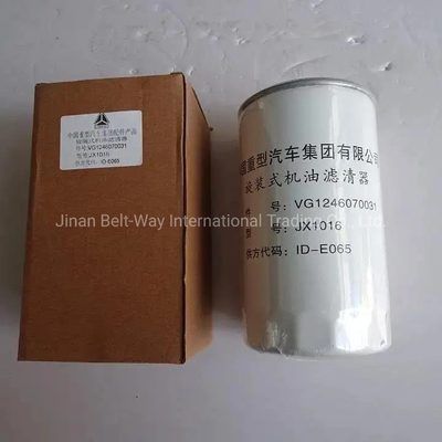 Sino HOWO Weichai Wp10 Wd615 เครื่องกรองน้ํามันเครื่องยนต์ดีเซล Vg1246070031 สําหรับเครื่องควบคุม